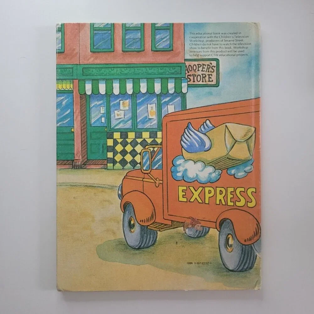 Sesame Street What Did You Bring Book‎ Vintage 1981 Muppet Jim Henson Big Bird